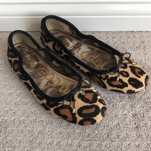 Sam Edelman Leopard Felicia flats size 7.5